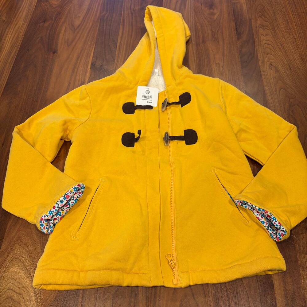 NWT Size 130 (like 7-8) Hanna Andersson Toggle Jacket